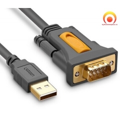 Cáp USB to Com RS232 DB9 chính hãng Ugreen 20210 dài 1m